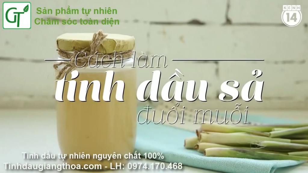 Cách sử dụng tinh dầu Sả để đuổi muỗi